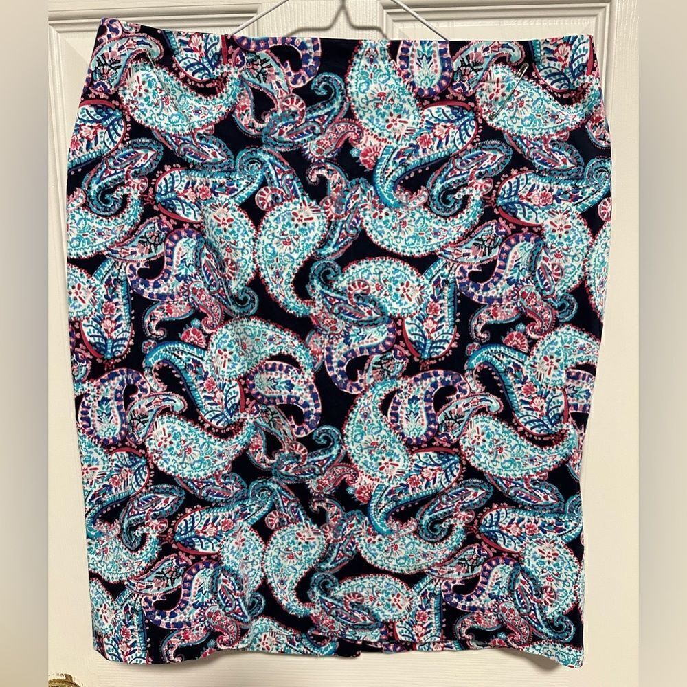 Talbots paisley size 12P skirt